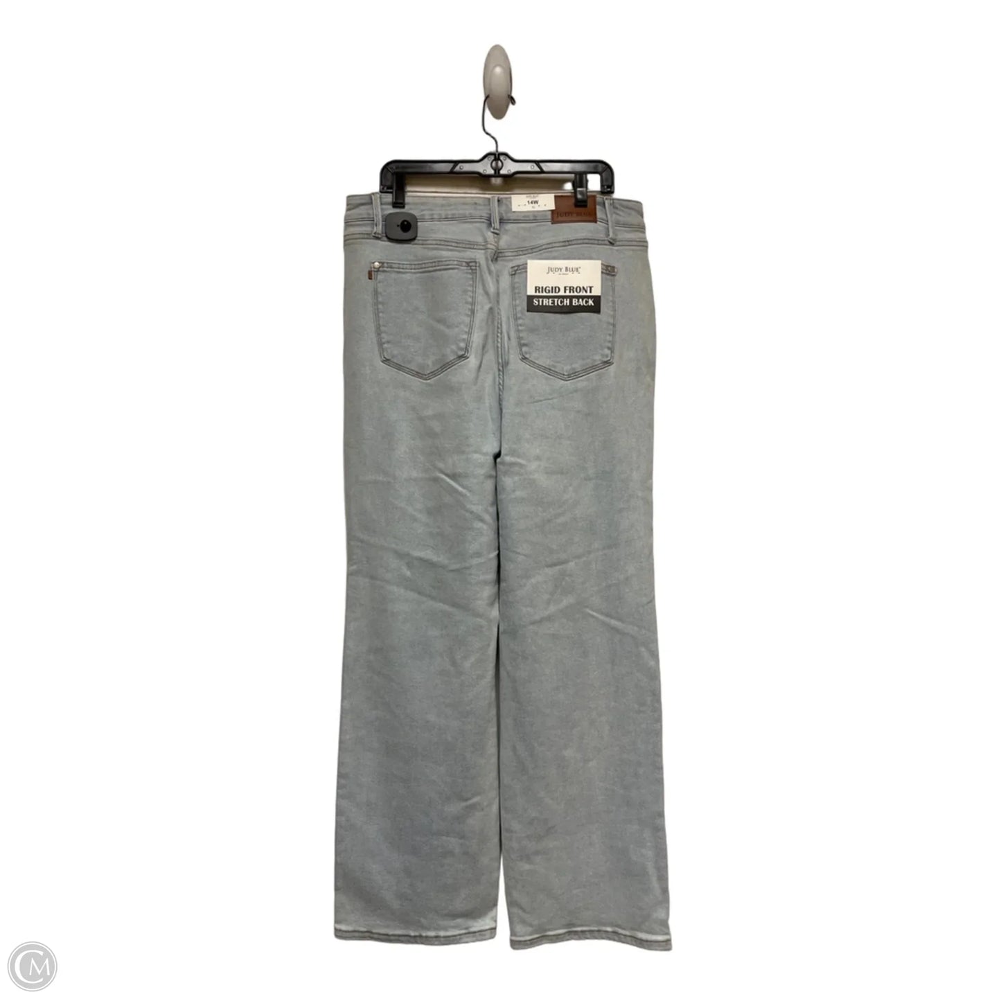 Jeans Straight By Judy Blue In Blue Denim, Size: 14