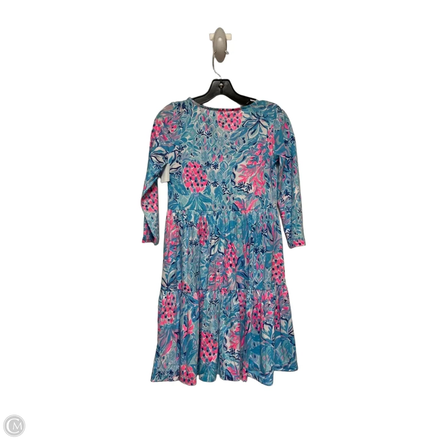 Dress Designer By Lilly Pulitzer In Blue & Pink, Size: Xxs