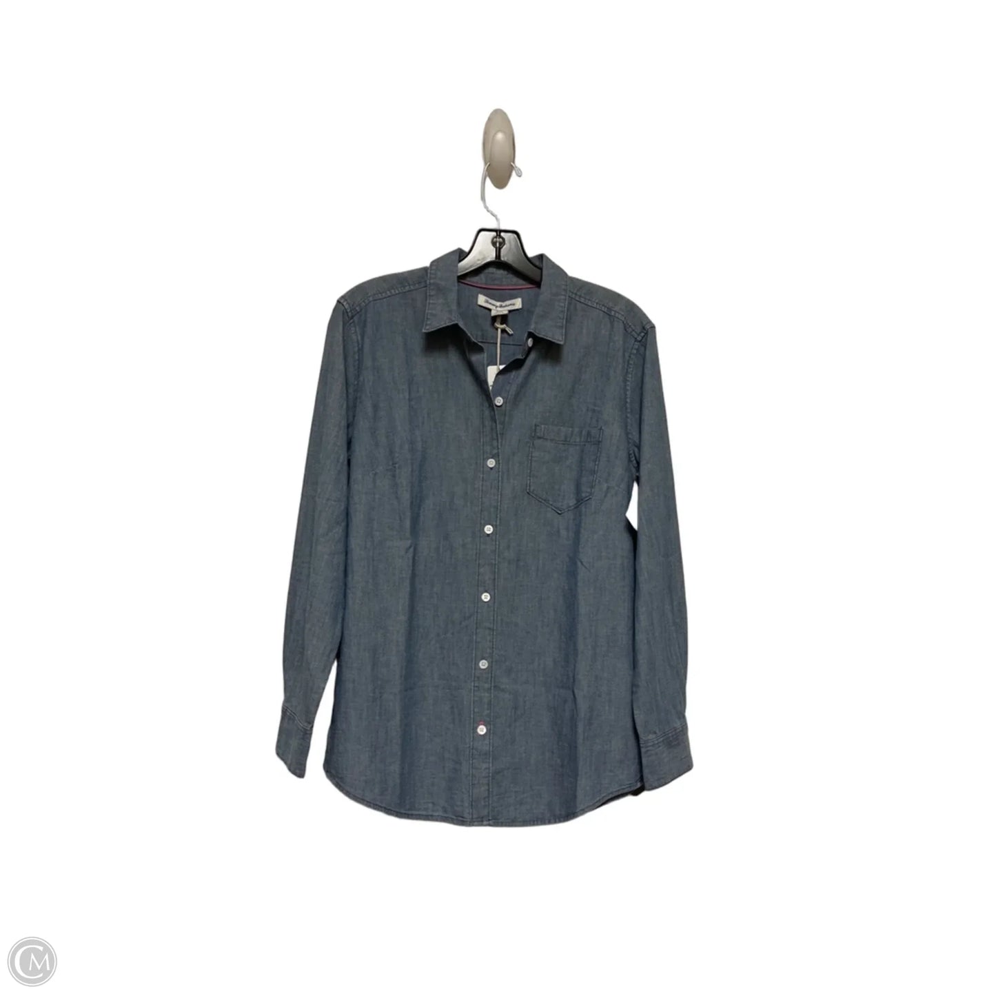Top Long Sleeve By Tommy Bahama In Blue, Size: S