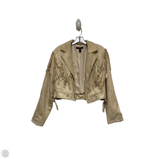 Jacket Other By Forever 21 In Tan, Size: M