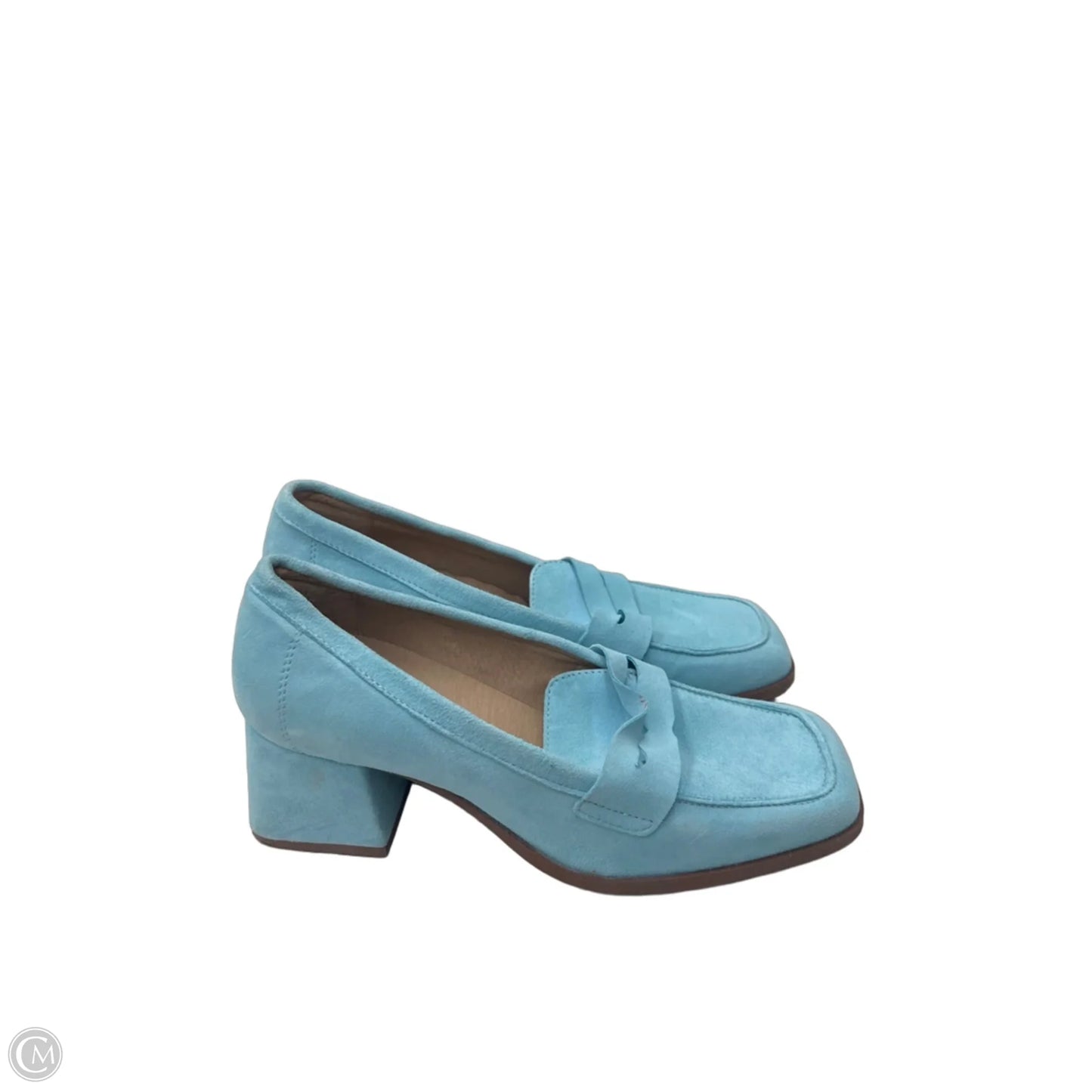Shoes Heels Block By Clothes Mentor In Blue, Size: 9