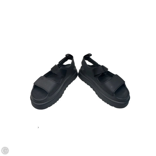 Sandals Designer By Ugg In Black, Size: 10