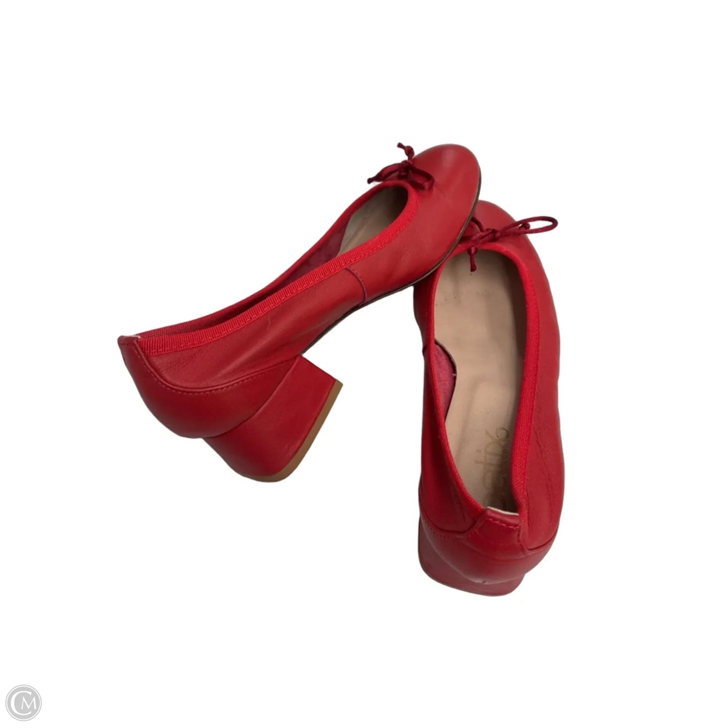 Shoes Heels Block By Clothes Mentor In Red, Size: 6