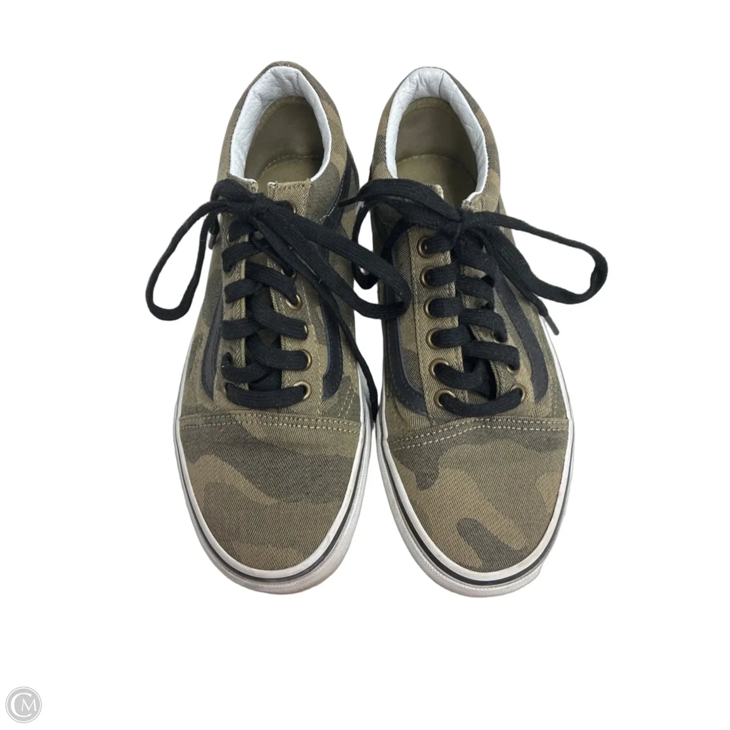 Shoes Sneakers By Vans In Camouflage Print, Size: 8