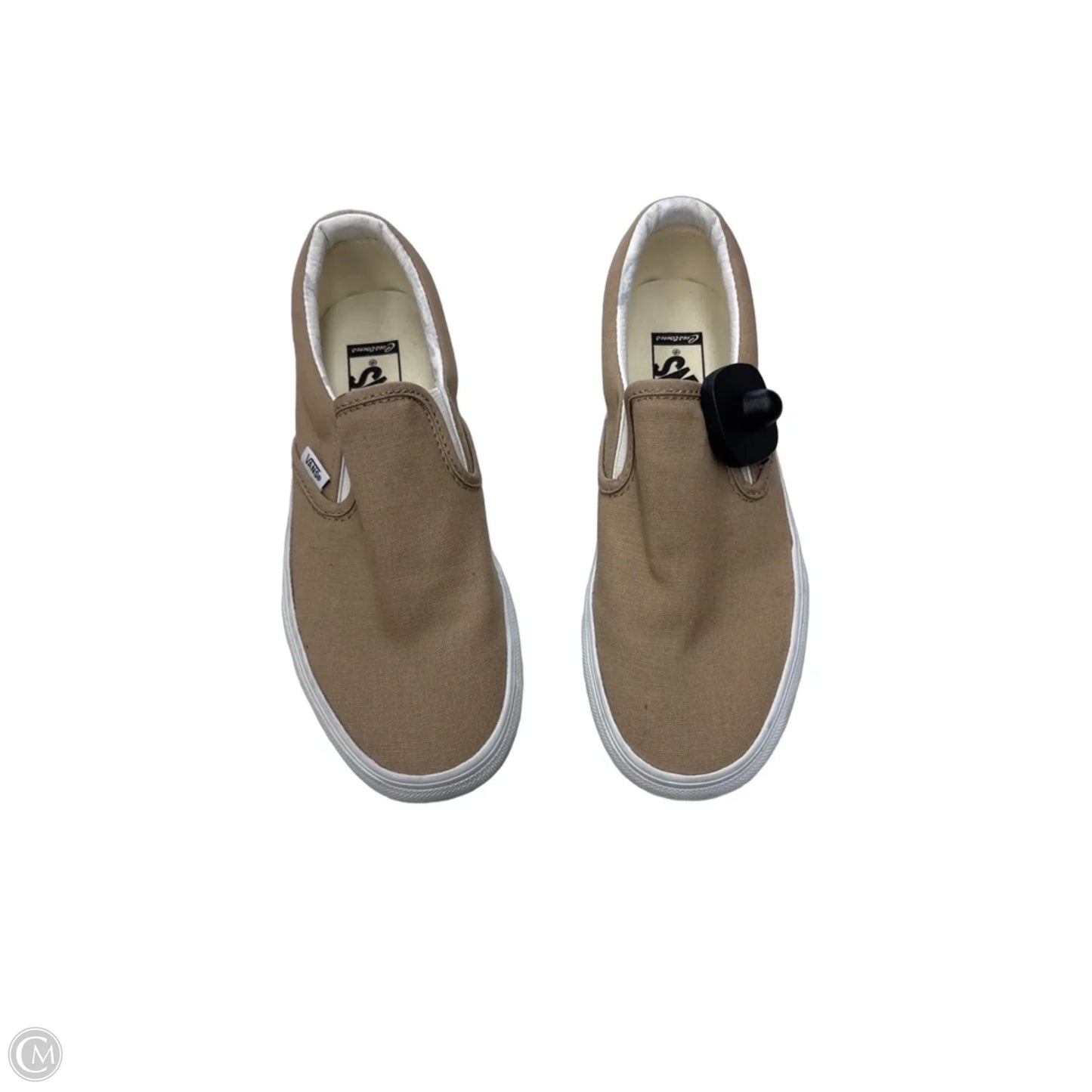 Shoes Flats By Vans In Tan, Size: 7.5