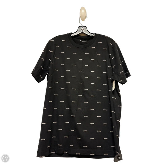 Top Short Sleeve Basic By True Religion In Black & White, Size: L