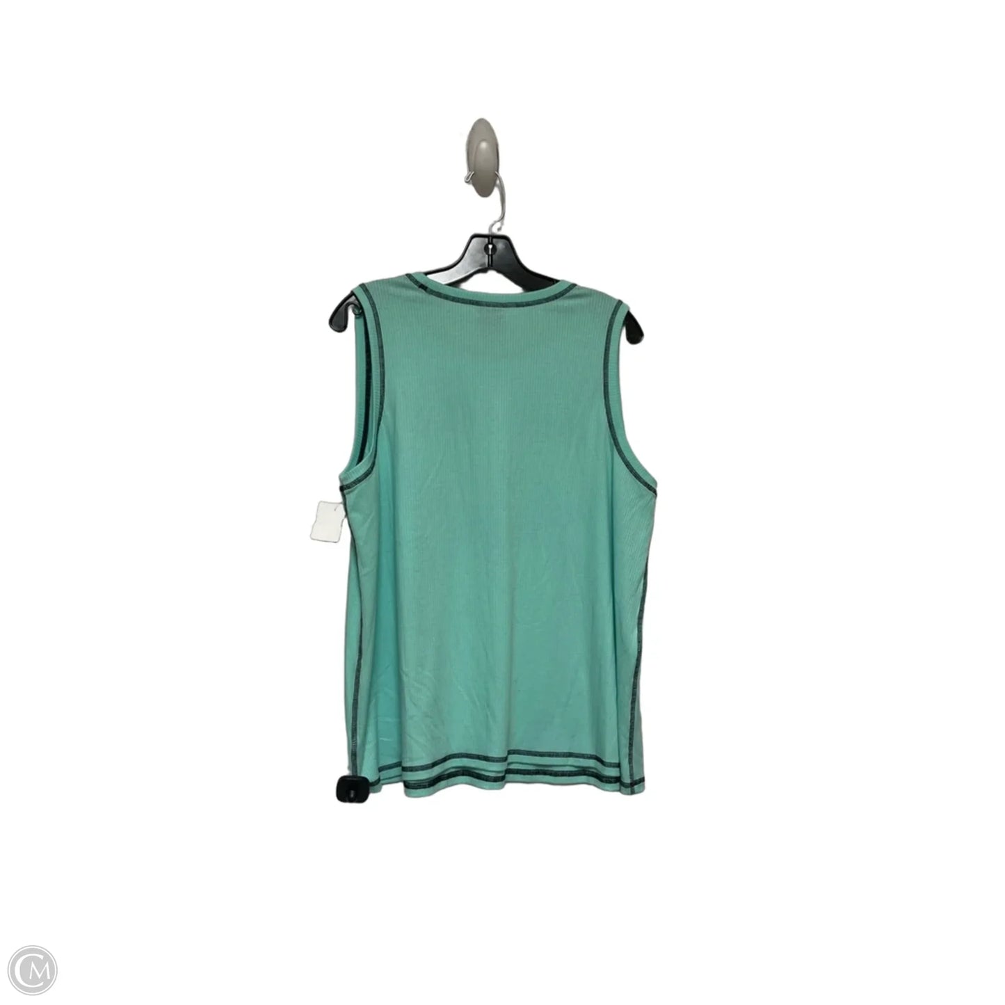 Top Sleeveless Basic By Disney Store In Aqua, Size: 2x