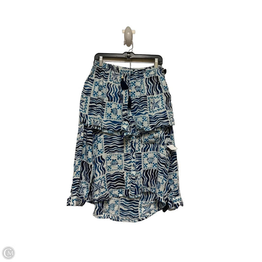 Shorts Set By True Destinations In Blue & White, Size: 12