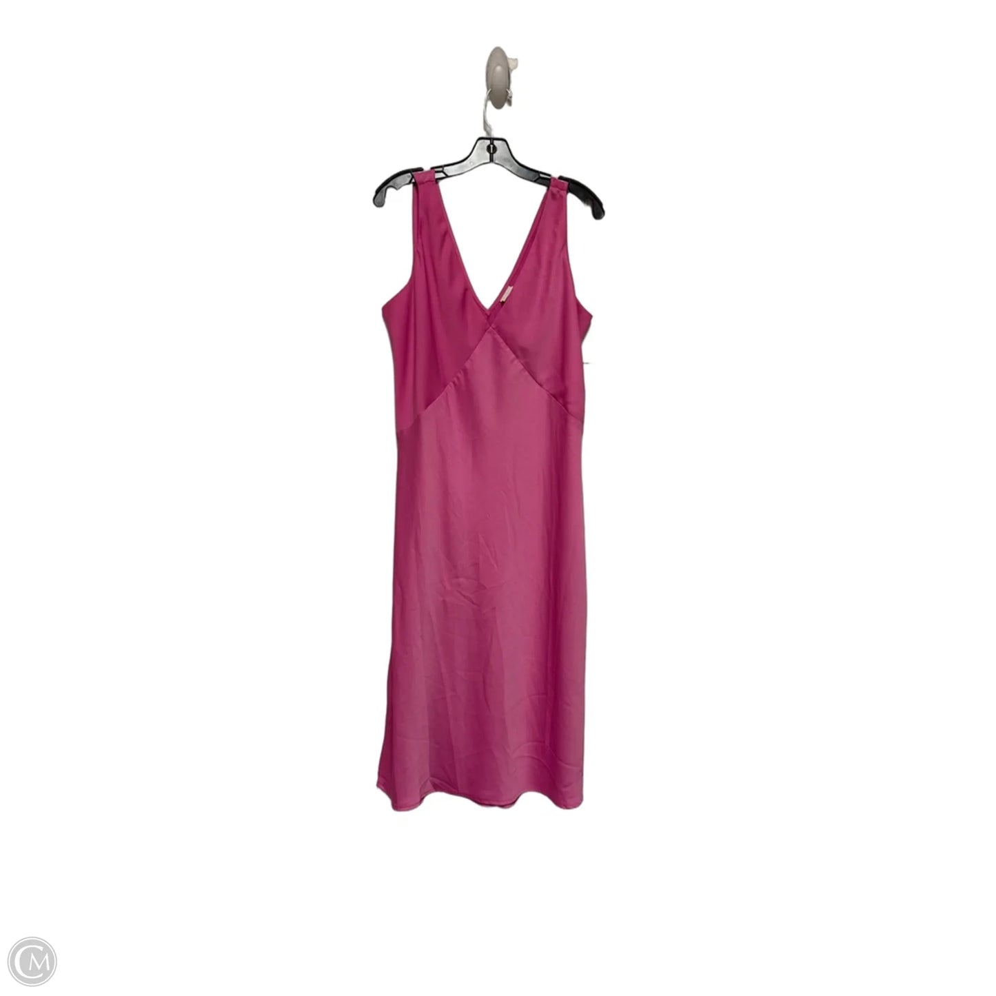 Dress Casual Midi By A New Day In Pink, Size: Xl