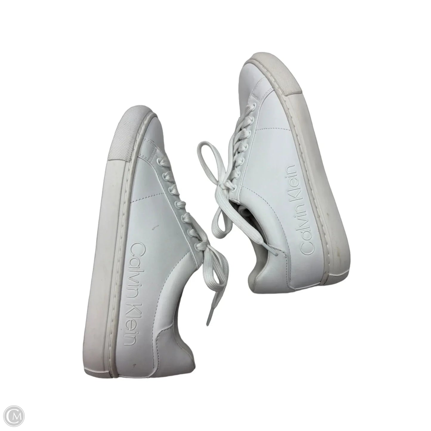 Shoes Sneakers By Calvin Klein In White, Size: 8