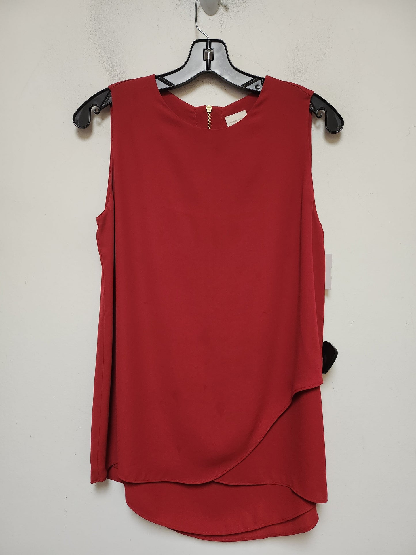 Top Sleeveless By Chicos In Red, Size: Xs