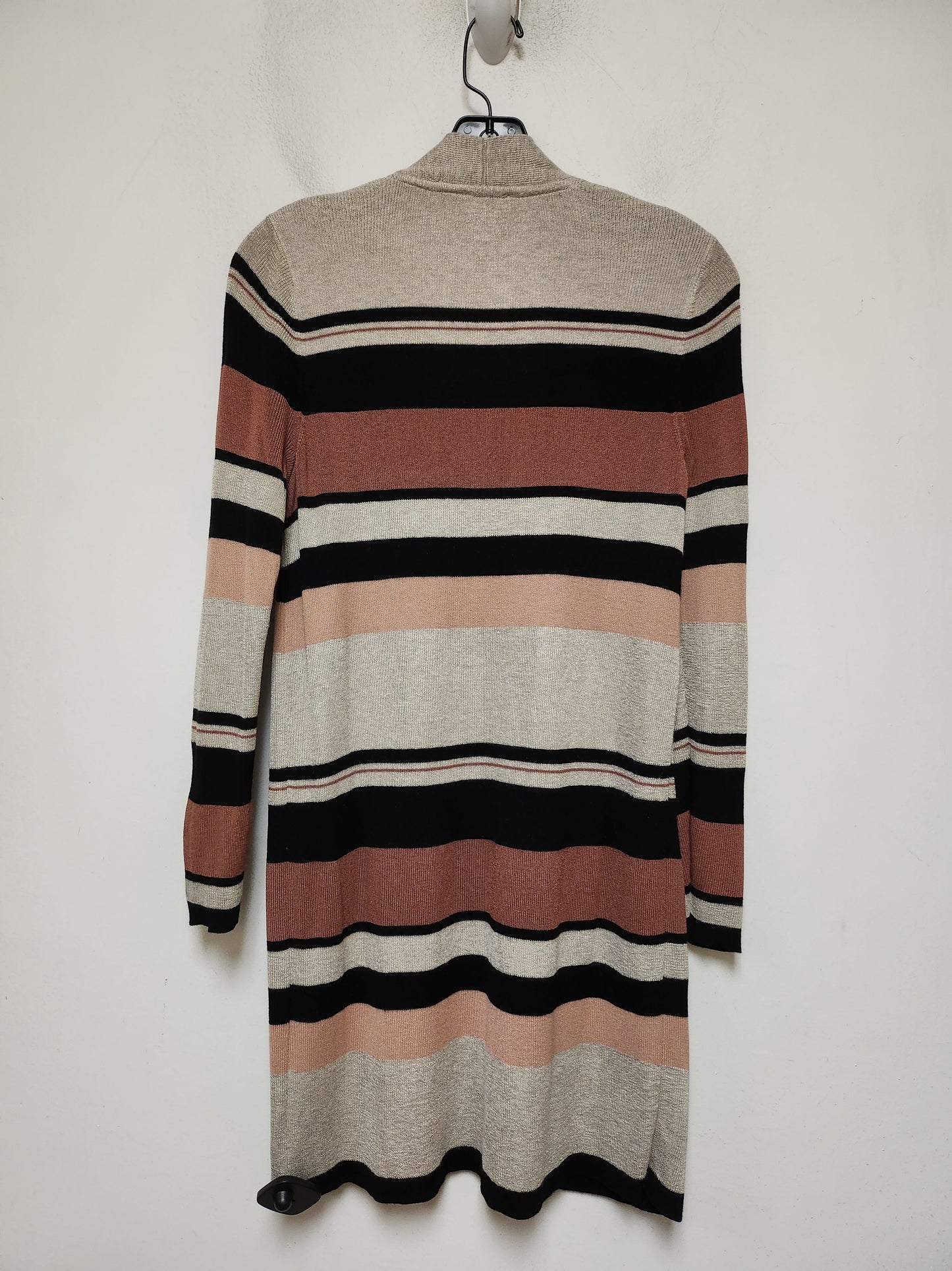 Cardigan By Chicos In Striped Pattern, Size: S