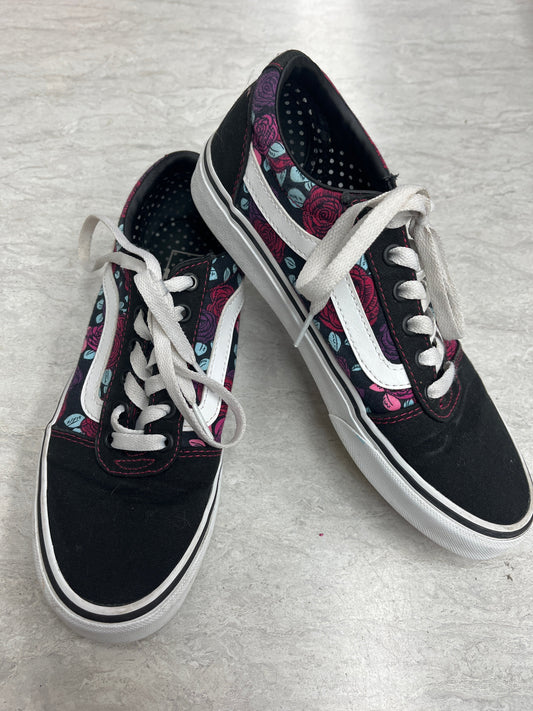 Shoes Sneakers By Vans In Floral Print, Size: 7