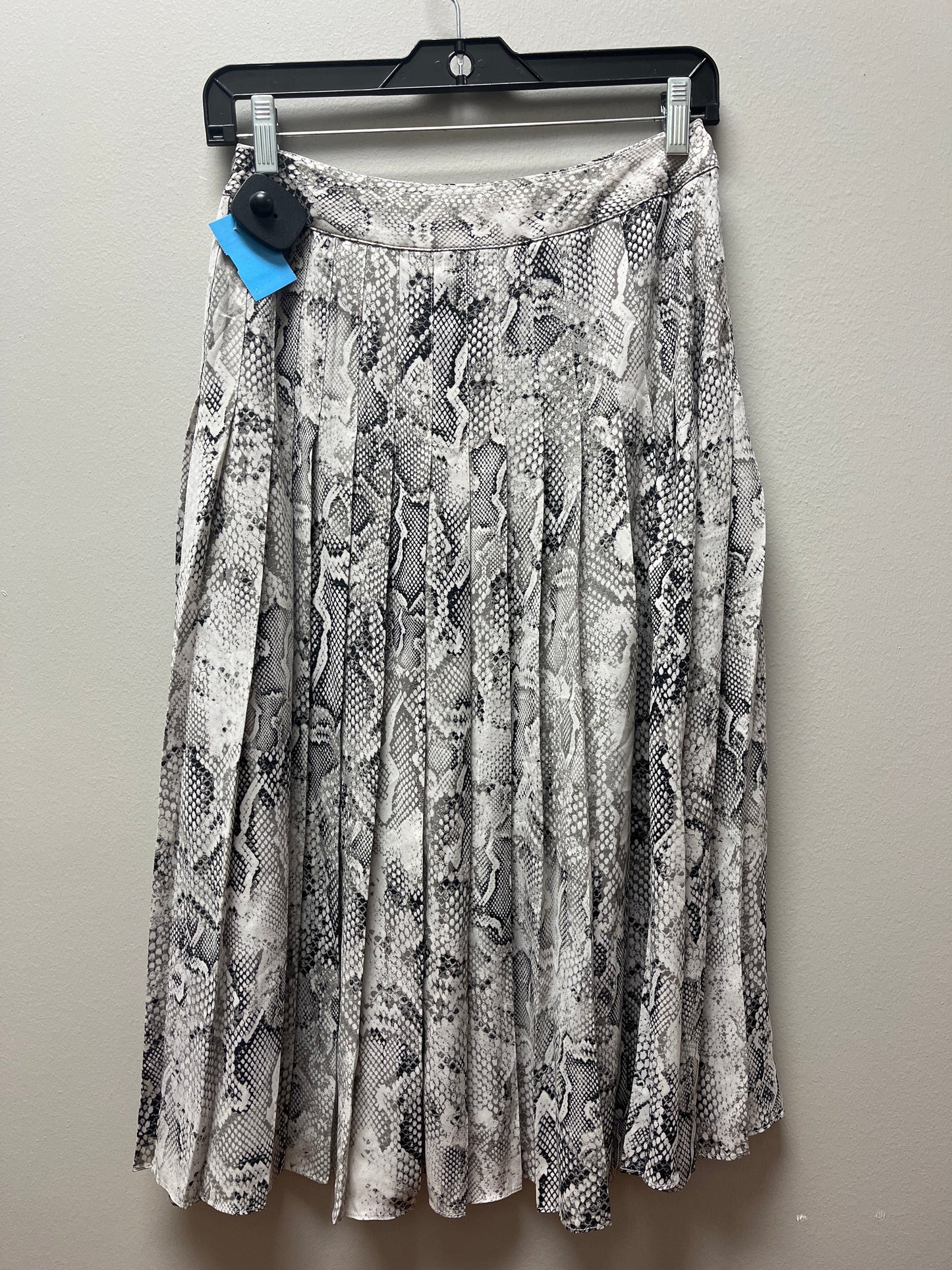 Skirt Midi By White House Black Market In Snakeskin Print, Size: 2