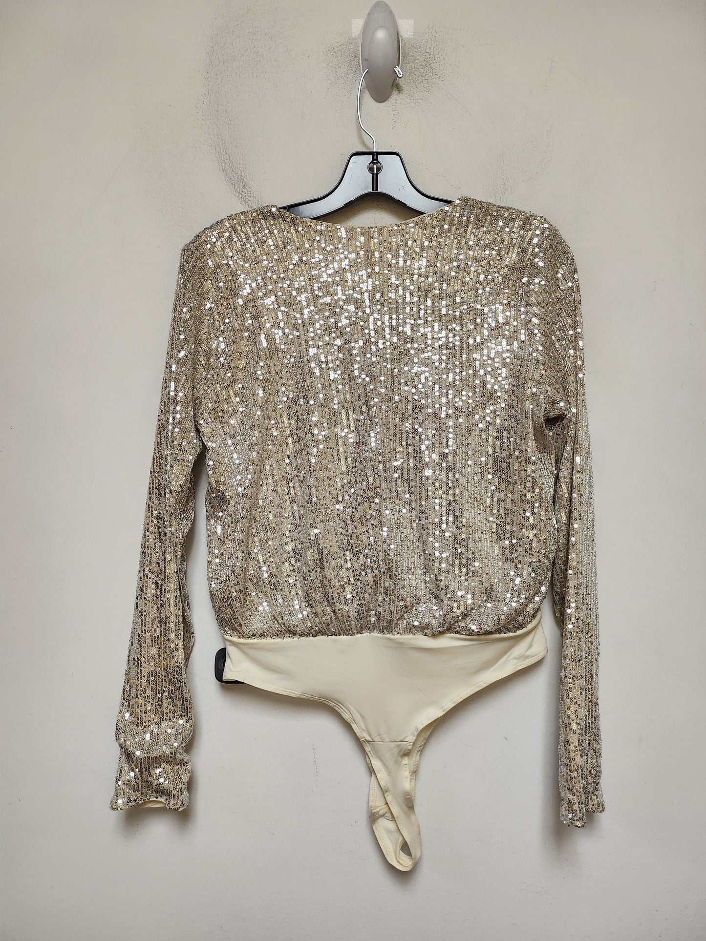 Bodysuit By H&m In Silver, Size: S