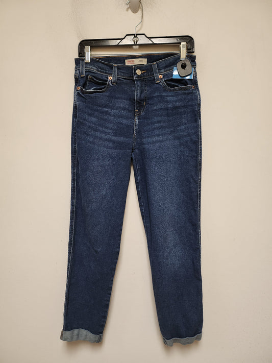 Jeans Boyfriend By Levis In Blue Denim, Size: 2