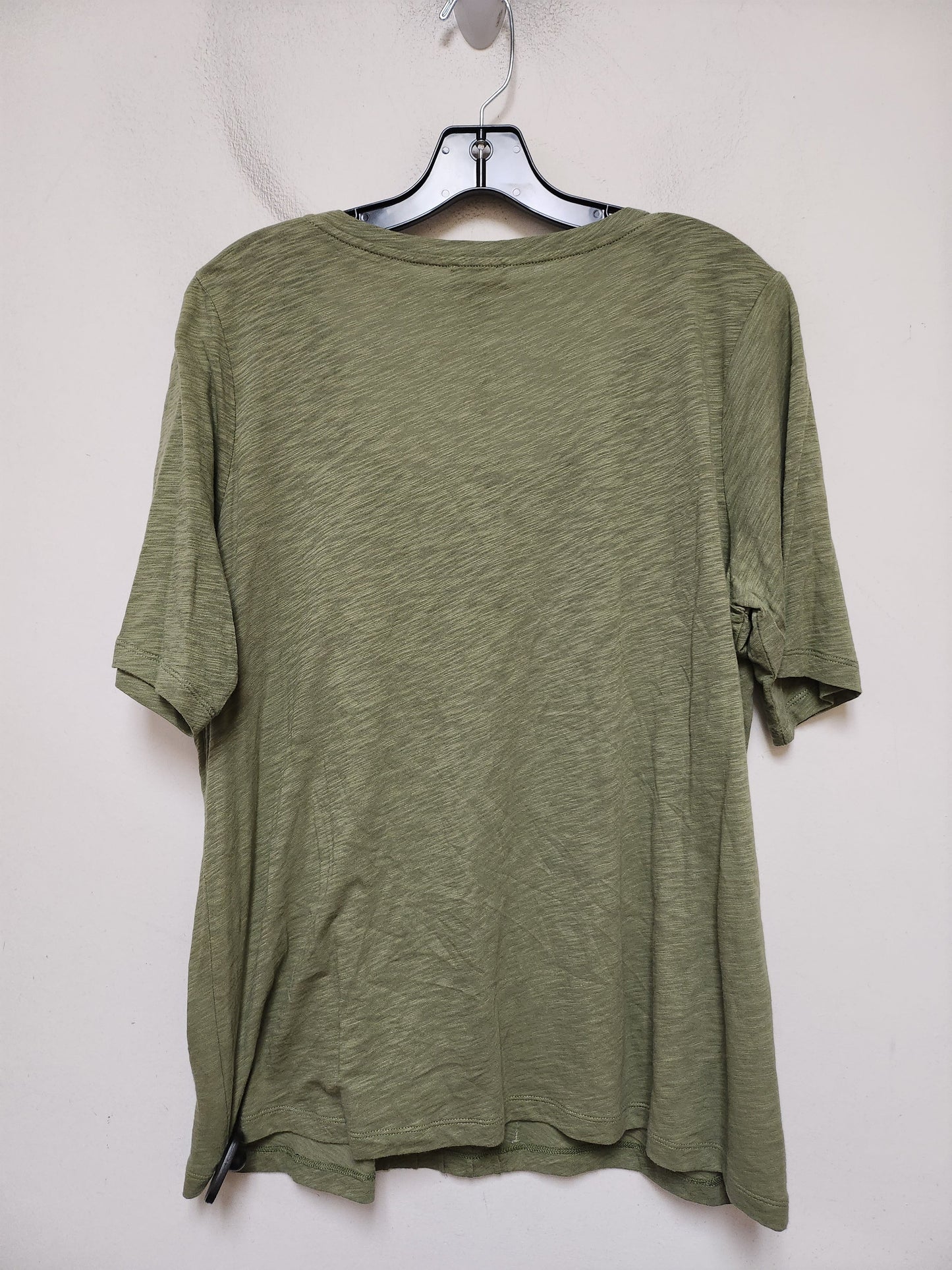 Top Short Sleeve By Talbots In Green, Size: 1x