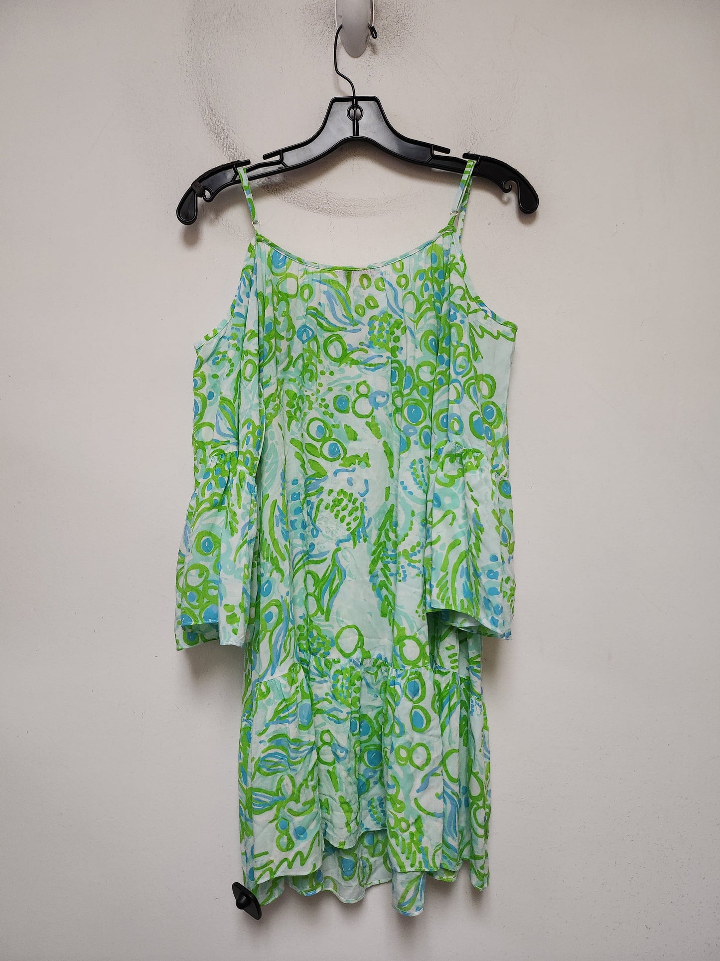 Dress Designer By Lilly Pulitzer In Blue & Green, Size: Xs