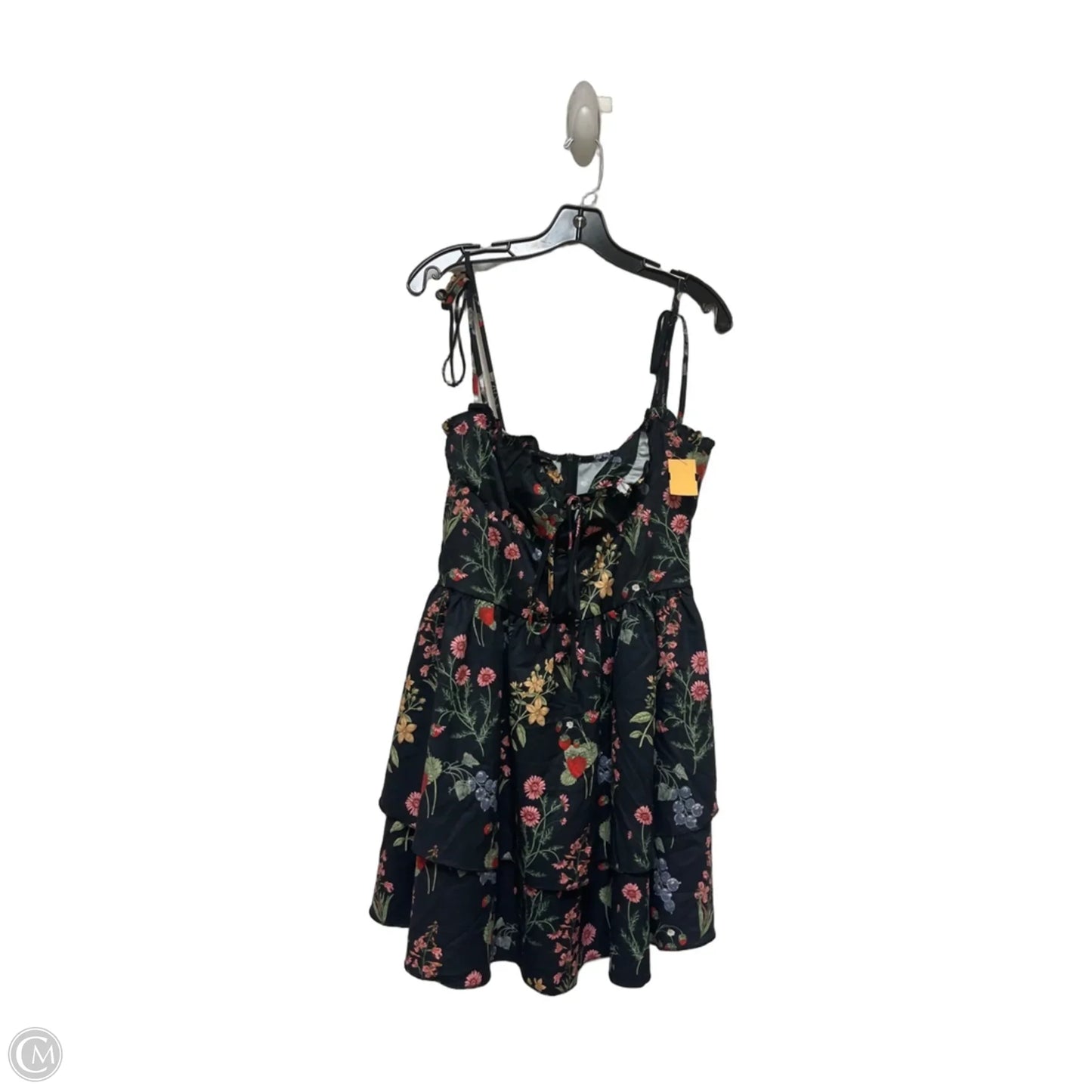 Dress Casual Short By Cider In Floral Print, Size: Xl