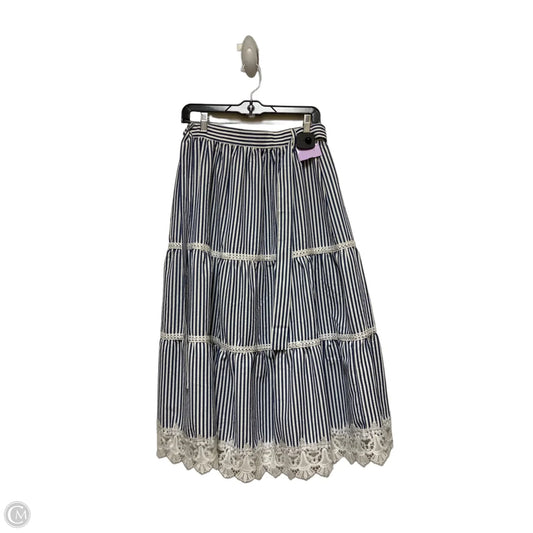 Skirt Midi By Alice Blue In Striped Pattern, Size: 8
