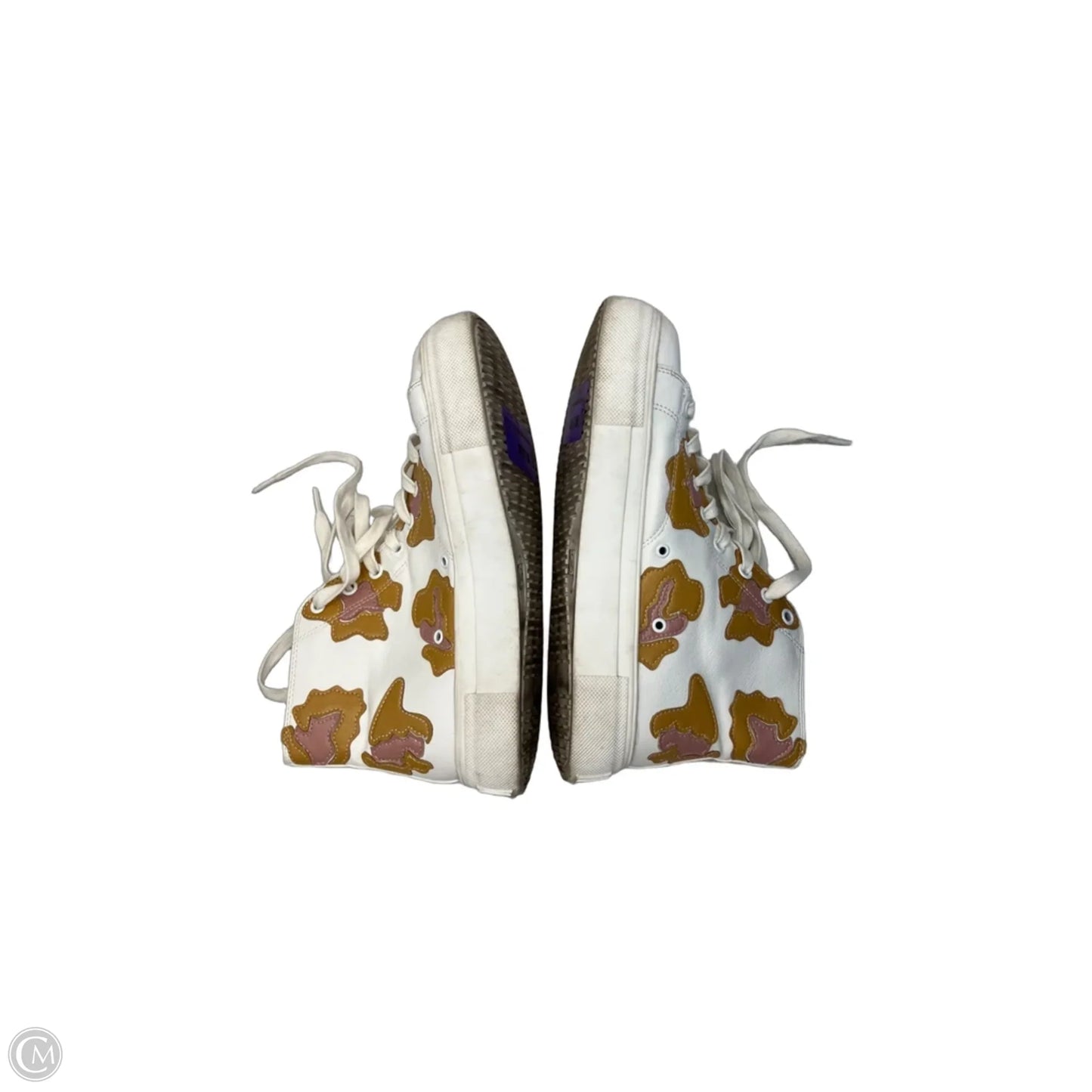 Shoes Sneakers By Coconuts In Tan & White, Size: 8