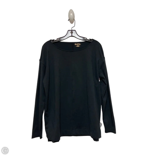 Top Long Sleeve Designer By Lilly Pulitzer In Black, Size: M