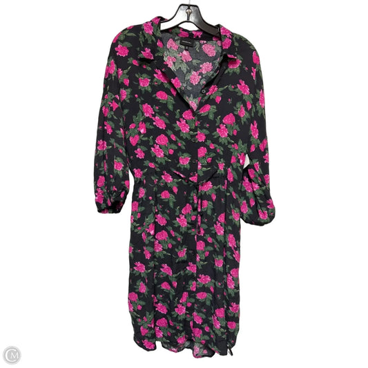 Dress Casual Short By Who What Wear In Floral Print, Size: M
