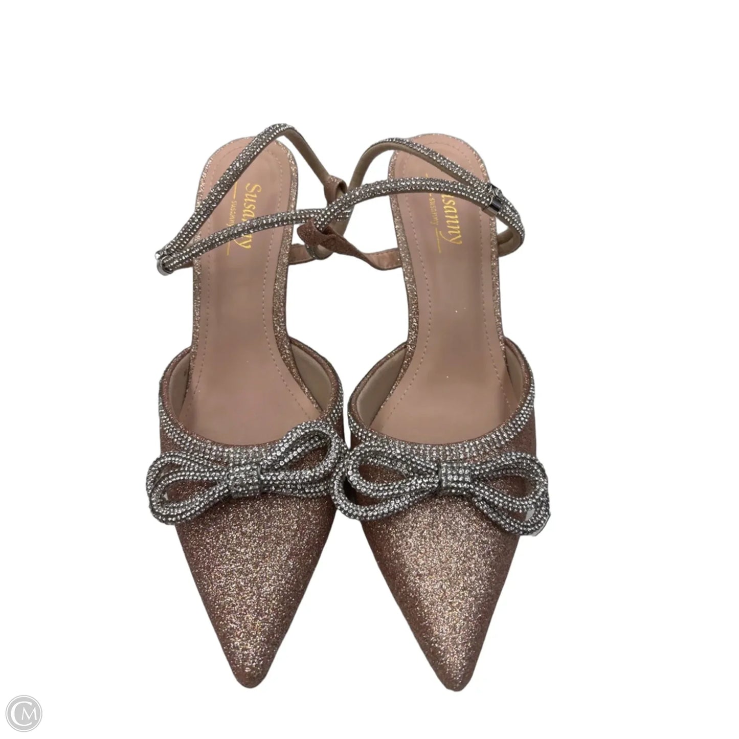 Shoes Heels Stiletto By Clothes Mentor In Rose Gold, Size: 8.5