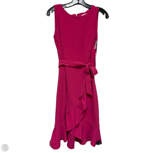 Dress Casual Short By Calvin Klein In Pink, Size: S