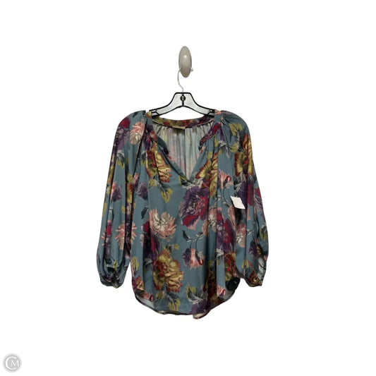 Top Long Sleeve By Elie Tahari In Floral Print, Size: Sp