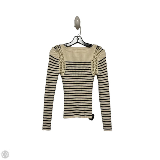 Top Long Sleeve By Elie Tahari In Striped Pattern, Size: M