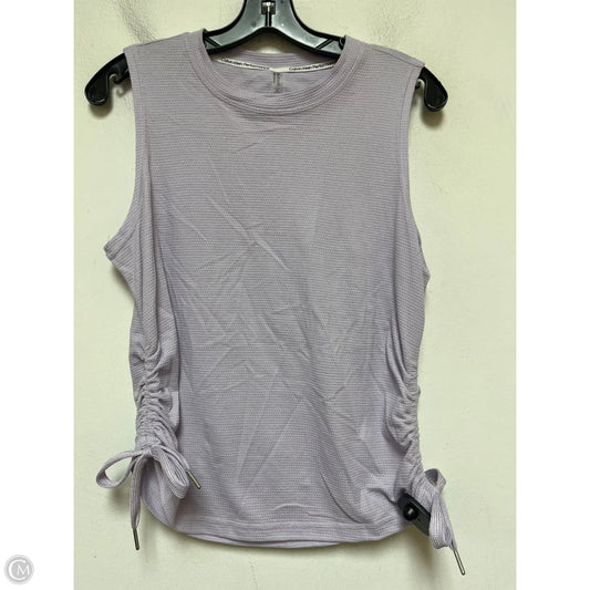 Athletic Tank Top By Calvin Klein Performance In Purple, Size: M