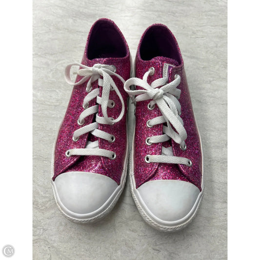 Shoes Sneakers By Converse In Pink & White, Size: 5