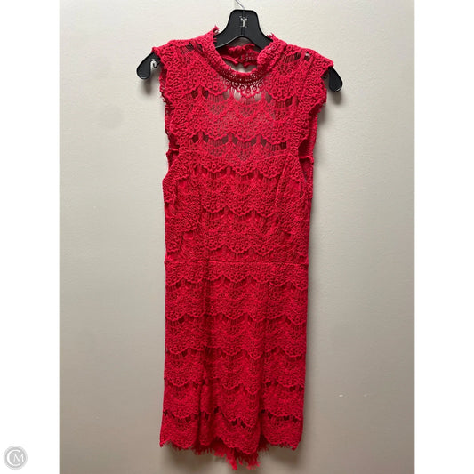 Dress Casual Midi By Free People In Red, Size: M