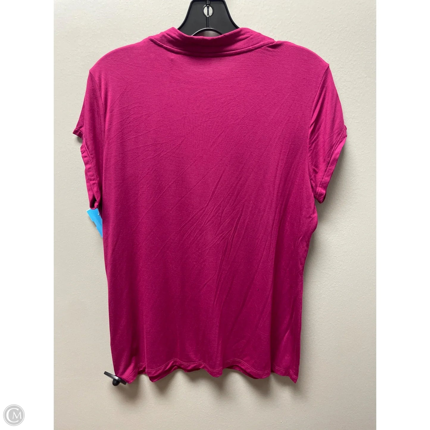 Top Sleeveless By Tahari In Pink, Size: L