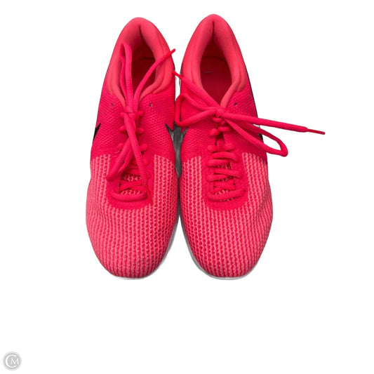 Shoes Athletic By Nike In Black & Pink, Size: 8