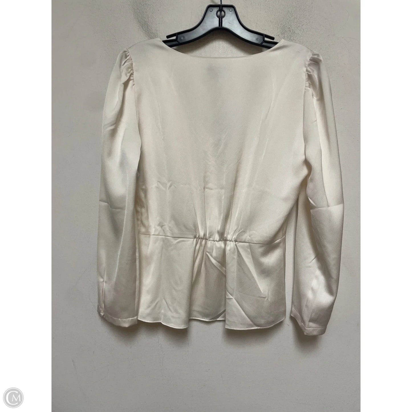 Top Long Sleeve By J. Crew In Cream, Size: S