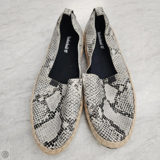 Shoes Flats By Timberland In Snakeskin Print, Size: 10