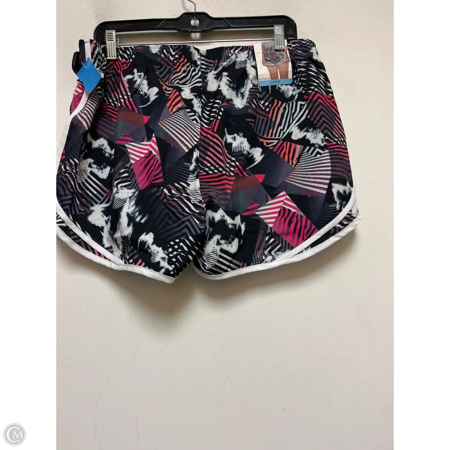 Athletic Shorts By Calvin Klein In Multi-colored, Size: L