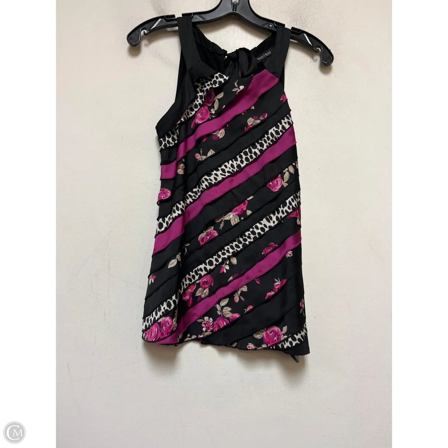 Top Sleeveless By White House Black Market In Black & Purple, Size: Xs