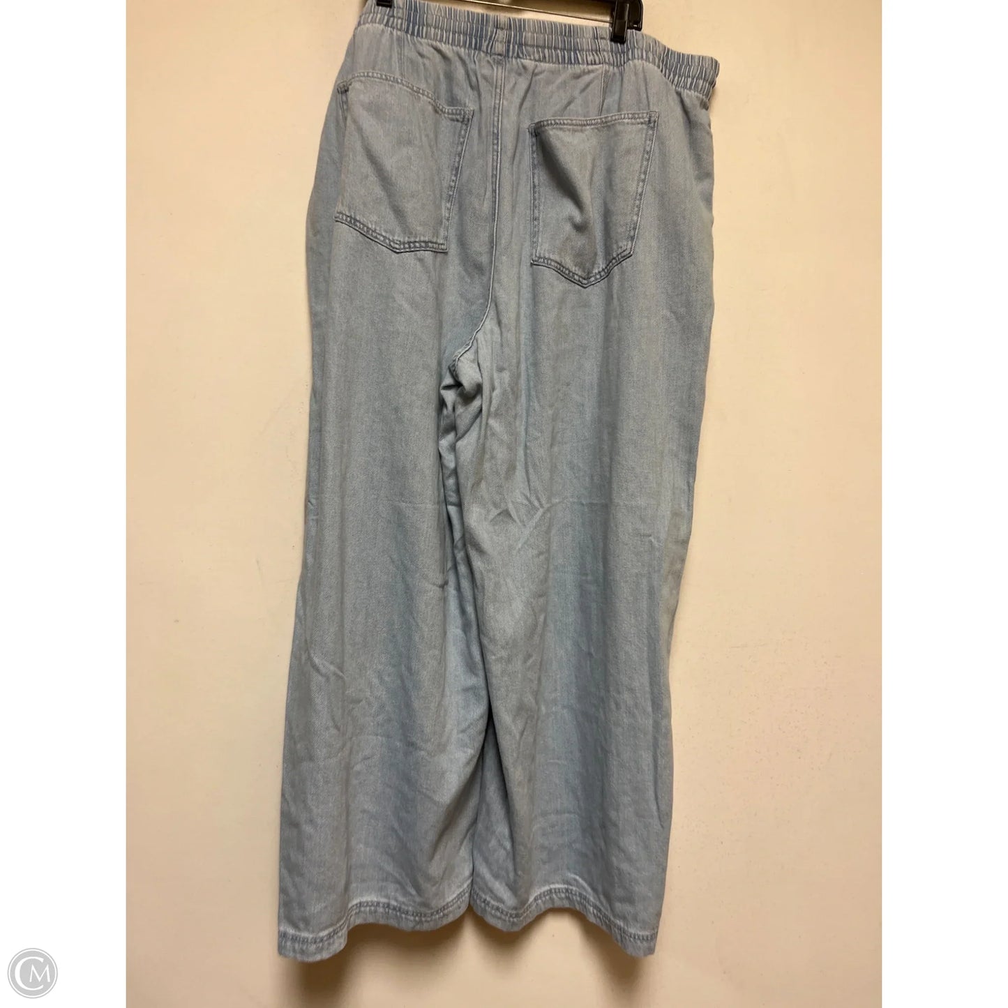 Pants Wide Leg By Universal Thread In Blue Denim, Size: 18