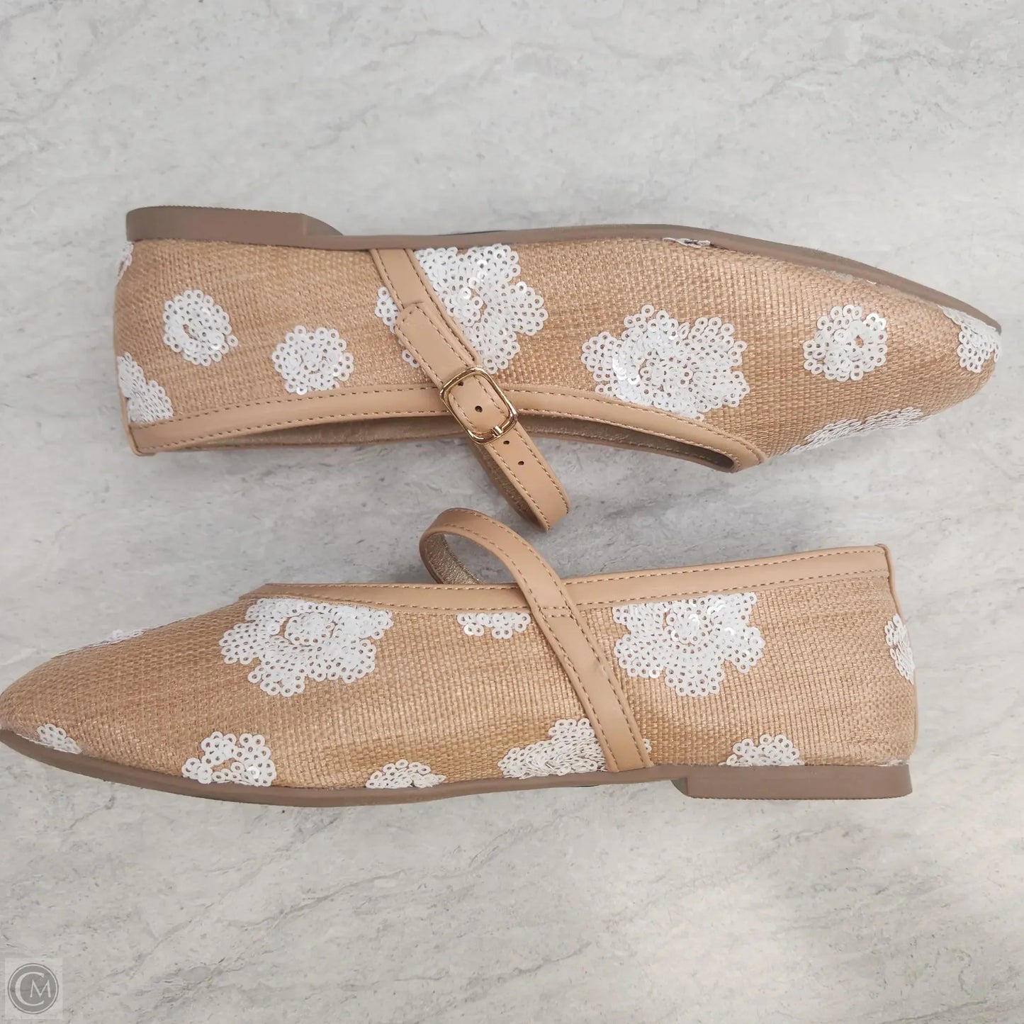 Shoes Flats By A New Day In Beige, Size: 6.5