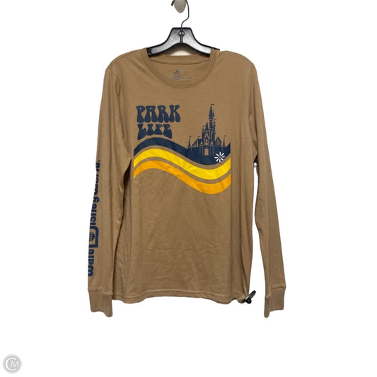 Top Long Sleeve By Disney Store In Tan, Size: S