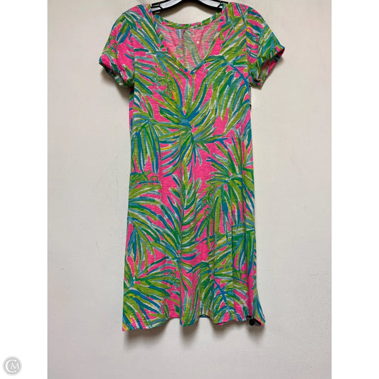 Dress Designer By Lilly Pulitzer In Green & Pink, Size: S