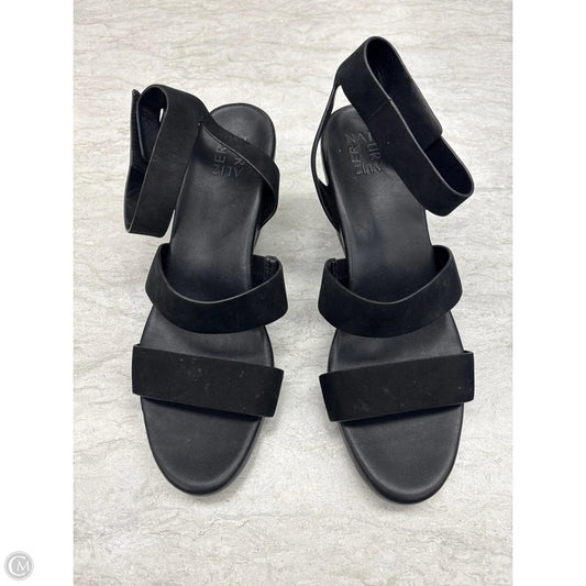 Sandals Heels Wedge By Naturalizer In Black, Size: 11