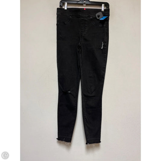 Jeans Jeggings By Spanx In Black Denim, Size: M