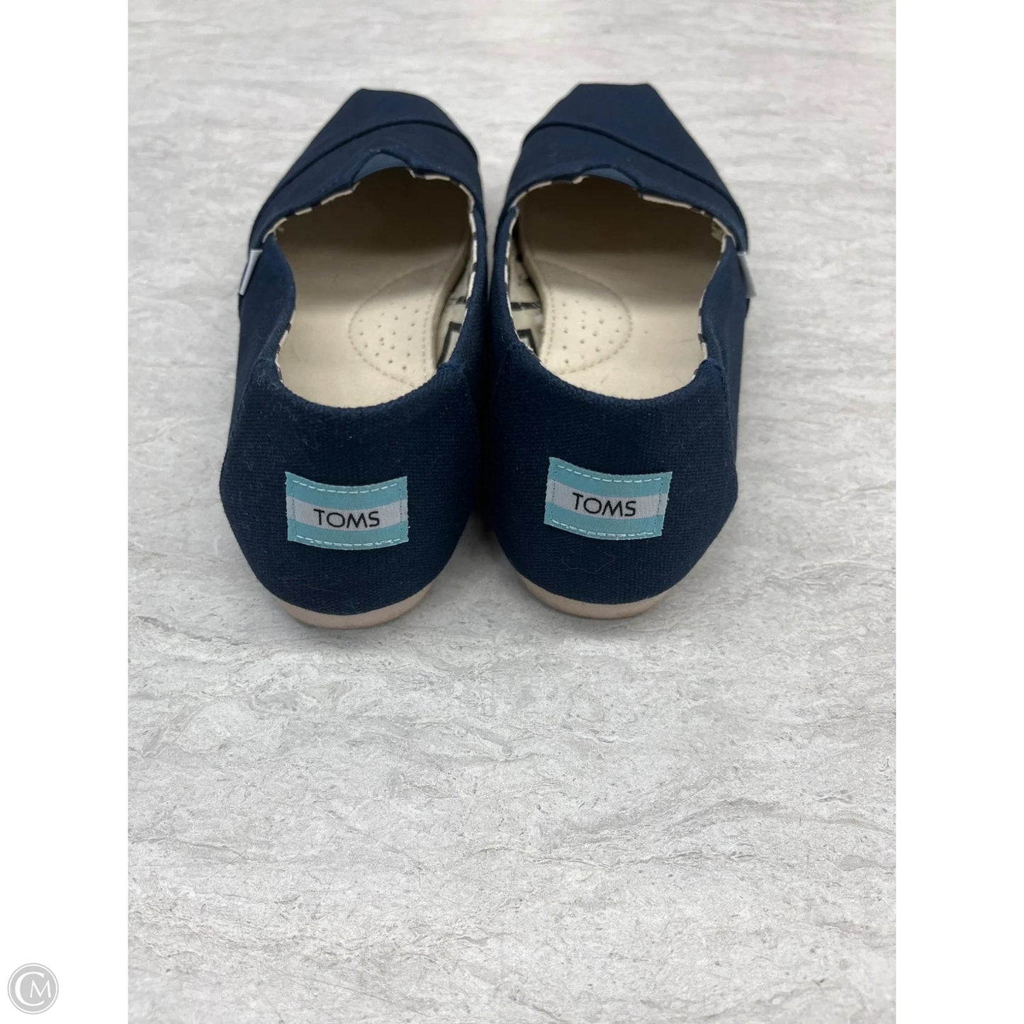 Shoes Flats By Toms In Navy, Size: 8