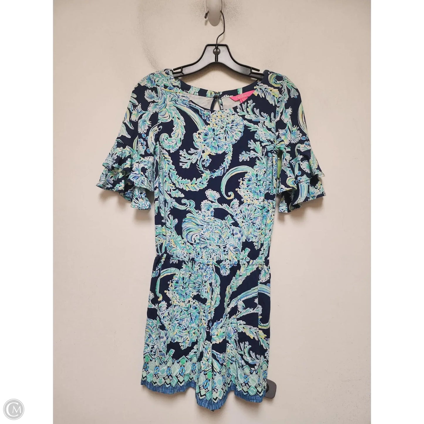 Romper Designer By Lilly Pulitzer In Blue, Size: Xxs