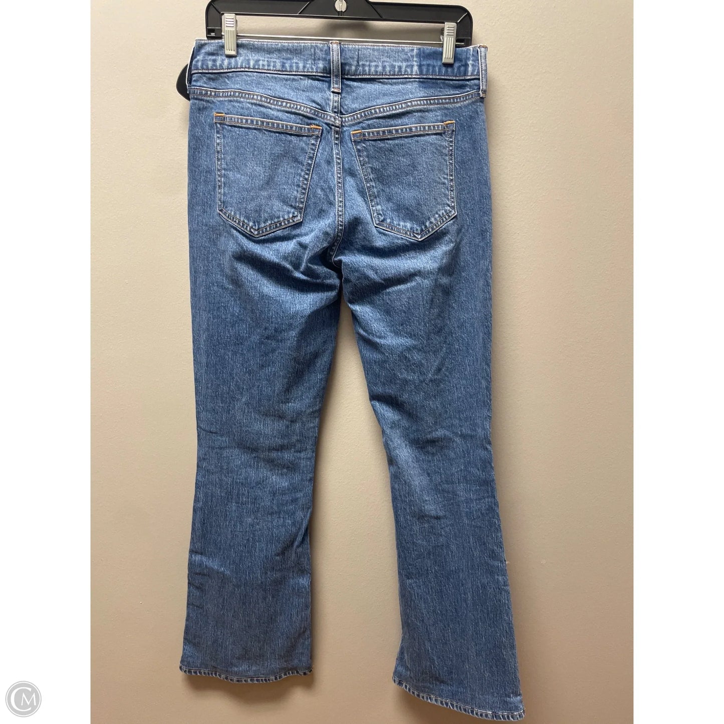 Jeans Boot Cut By Abercrombie And Fitch In Blue Denim, Size: 6