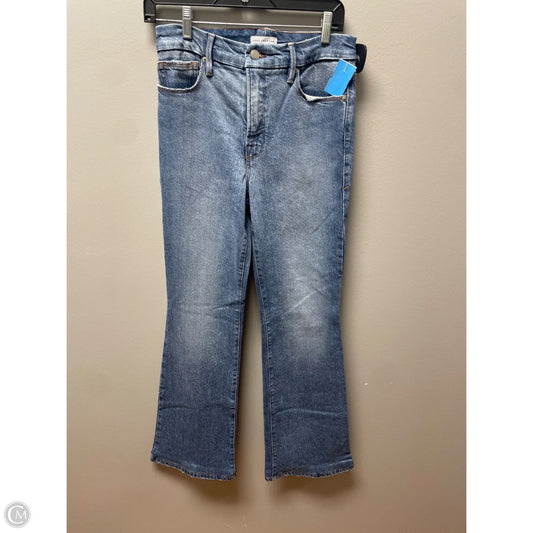 Jeans Boot Cut By Good American In Blue Denim, Size: 4